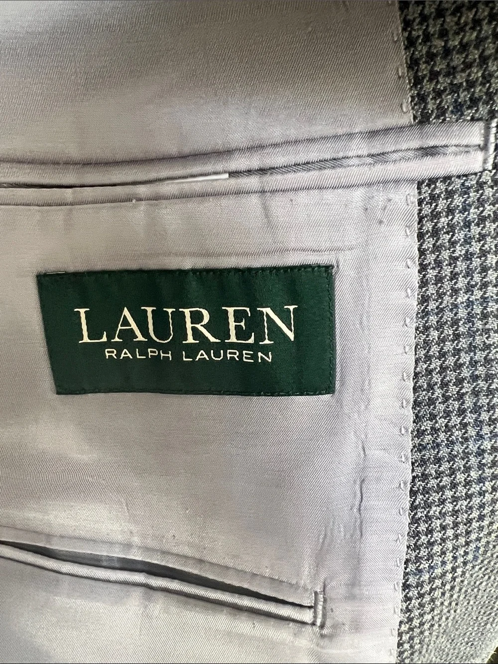 Silk &  Wool Ralph Lauren Blazer - Blue & Gray